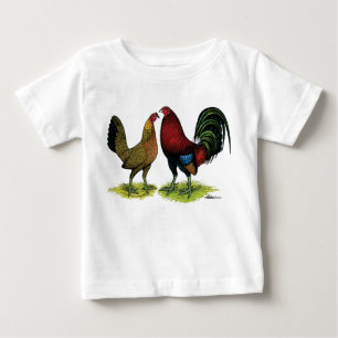 T-shirt Pour Bébé Paires de Gamefowl