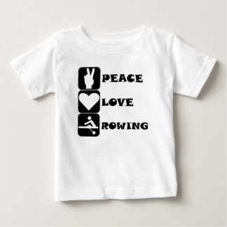 T-shirt Pour Bébé Paix Amour Rwing