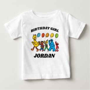 T-shirt Pour Bébé Pal de rue Sésame   Anniversaire Fille Anniversair