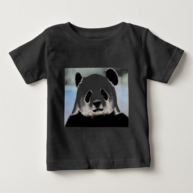 T-shirt Pour Bébé Panda (Devant)