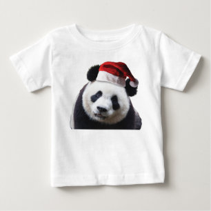 T-shirt Pour Bébé Panda Bear Père Noël