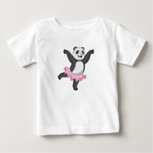T-shirt Pour Bébé Panda comme Ballerina au Ballet