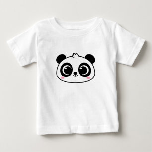 T-shirt Pour Bébé Panda face mignonne