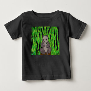 T-shirt Pour Bébé Panda (vif) - T-Shirt Bébé