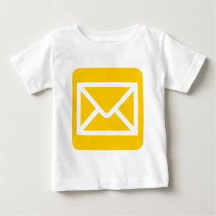 T-shirt Pour Bébé Panneau enveloppe - orange