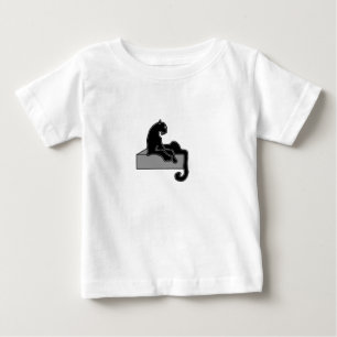 T-shirt Pour Bébé Panthère noire