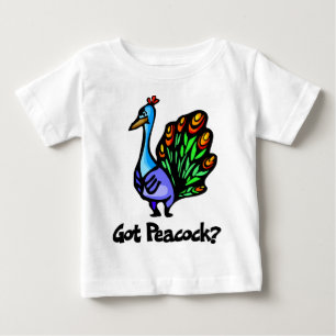 T-shirt Pour Bébé Paon obtenu