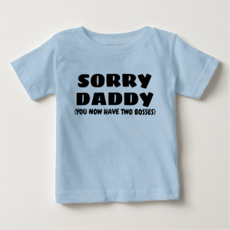 T-SHIRT POUR BÉBÉ PAPA DÉSOLÉ