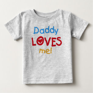 T-shirt Pour Bébé Papa M'Aime Bébé Romper