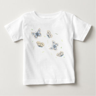 T-shirt Pour Bébé Papillons insouciants en vol