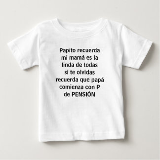 T-shirt Pour Bébé papito recuerda