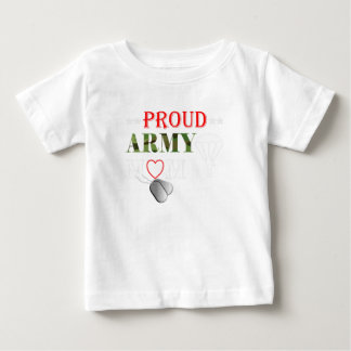 T-shirt Pour Bébé Parachutiste de l'Armée Fière Maman Vêtements Aéri