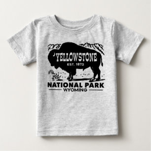 T-shirt Pour Bébé Parc national de Yellowstone