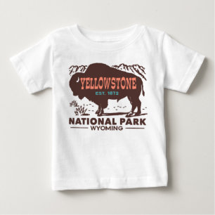 T-shirt Pour Bébé Parc national de Yellowstone