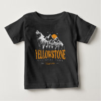 Parc national de Yellowstone Montagnes Wolf Vintag
