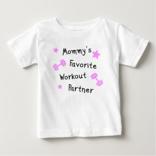 T-shirt Pour Bébé Partenaire de l'entraînement favori de maman