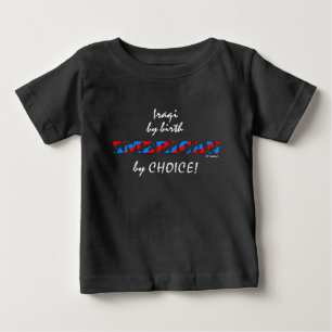 T-shirt Pour Bébé Patriotique américain de première génération