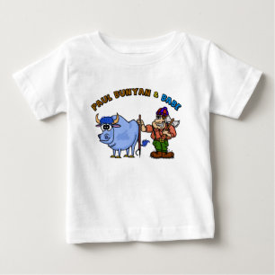 T-shirt Pour Bébé Paul Bunyan et bébé le T-shirt de ses enfants