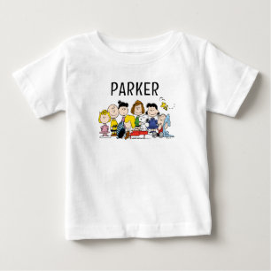 T-shirt Pour Bébé Peanuts Chemise tri-blend Charlie Brown et sa ba