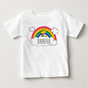 T-shirt Pour Bébé PEANUTS   Pois arc-en-ciel de Woodstock