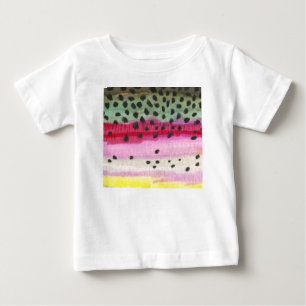 T-shirt Pour Bébé Pêche à la truite arc-en-ciel