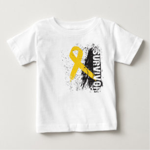 T-shirt Pour Bébé Peignez la conception d'éclaboussure - survivant