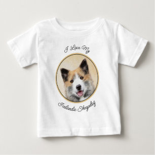 T-shirt Pour Bébé Peinture islandaise pour chien de mer - Art origin