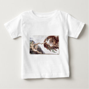 T-shirt Pour Bébé Peinture Michelangelo originale dans la chapelle d