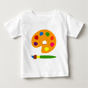 T-shirt Pour Bébé Peinture Palette