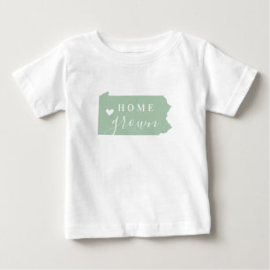 T-shirt Pour Bébé Pennsylvanie - Maison cultivée Etat des couleurs