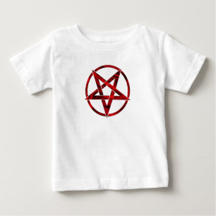 T-shirt Pour Bébé Pentagram Red Devil