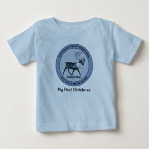 T-shirt Pour Bébé Père Noël 1er Polar Airlift Sqdn - Subduit