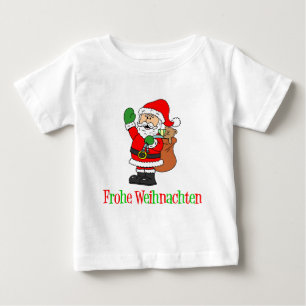 T-shirt Pour Bébé Père Noël de Noël allemande