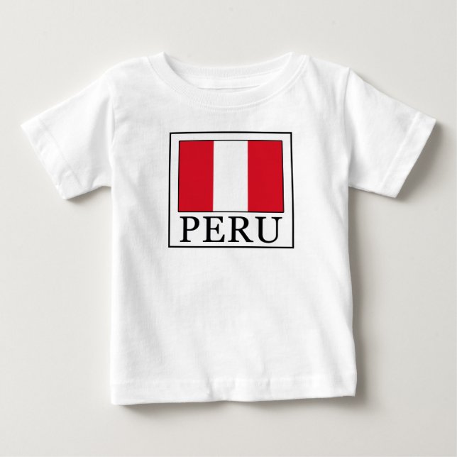 T-shirt Pour Bébé Pérou (Devant)