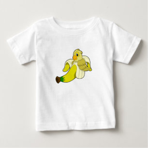 T-shirt Pour Bébé Perroquet avec banane
