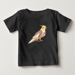 T-shirt Pour Bébé Perruche oiseau cockatiel