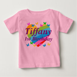 T-SHIRT POUR BÉBÉ PERSONNALISÉ PLANCHER ET BOUTEILLES 1ER ANNIVERSAI