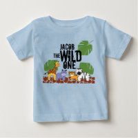 Personnalisé WILI ONE Safari bleu premier annivers