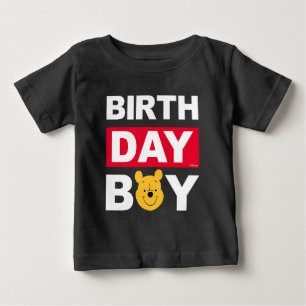 T-shirt Pour Bébé Personnalisé Winnie the Pooh Birthday Boy Baby T-