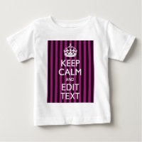 Personnalized KEEP CALM and Your Text on Pink