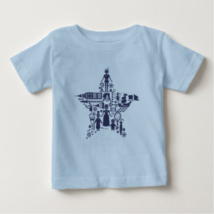 T-shirt Pour Bébé Peter Pan et Friends Star