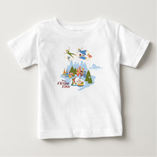 T-shirt Pour Bébé Peter Pan survole le Pays-Bas