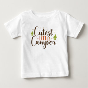 T-shirt Pour Bébé Petit Camping Cutest