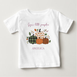 T-shirt Pour Bébé Petit Citrouille d'Halloween de Gigi Bébé Tout-Pet