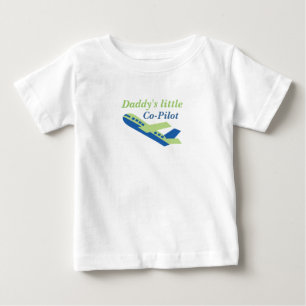 T-shirt Pour Bébé Petit co-pilote de Daddys