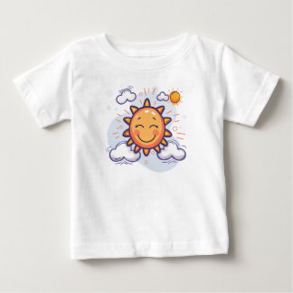 T-shirt Pour Bébé ☀️ Petit Coussin Bébé Sunshine