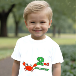 T-shirt Pour Bébé Petit crabe