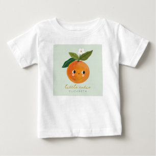 T-shirt Pour Bébé Petit Cutie Orange Baby