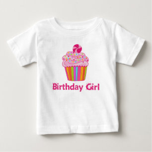 T-shirt Pour Bébé Petit gâteau d'anniversaire de surprise