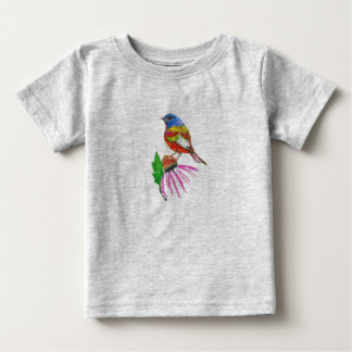 T-shirt Pour Bébé "Petit Oiseau De Beaucoup De Couleurs"T-Chemises E